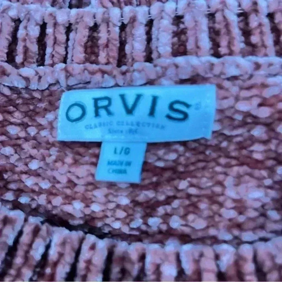 ORVIS CHENILLE SWEATER EUC Like new size L warm winter wear cozy - Picture 7 of 8